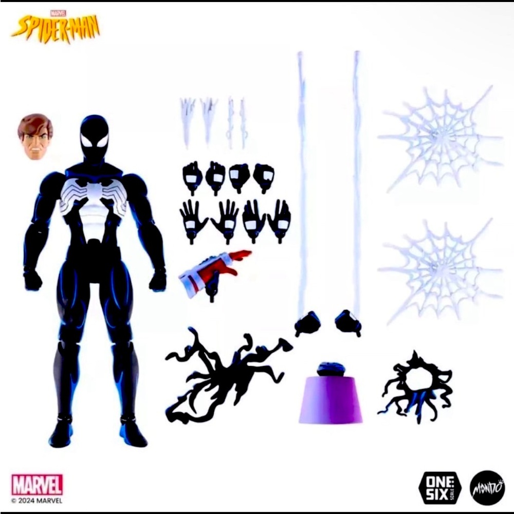 Mondo Spider-Man Animated Series Symbiote Suit 1/6 Scale Figure LTD 1000 IN HAND